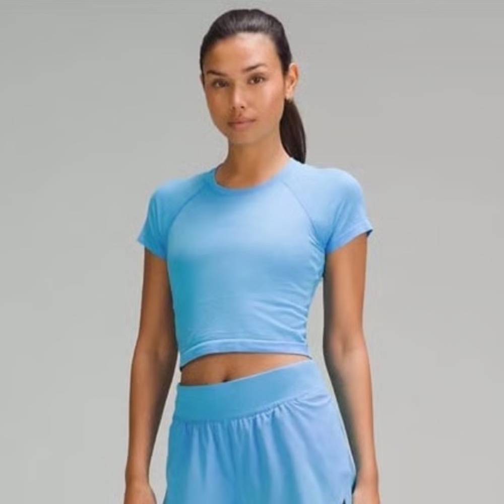 lululemon cropped Swiftly short sleeve size 6